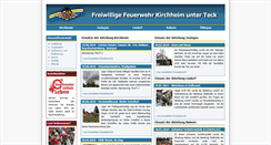 Desktop Screenshot of feuerwehr-kirchheim.de
